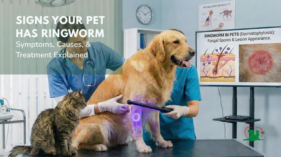 Sign your pet has Ringworm