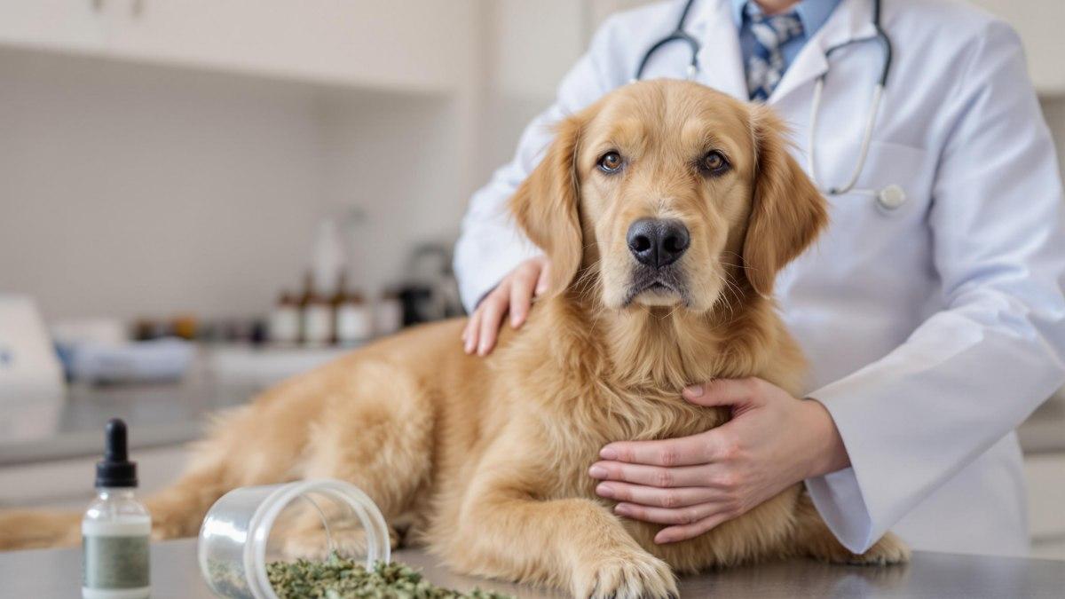 Dog near potentially toxic household items while owner avoids unsafe poisoning remedies